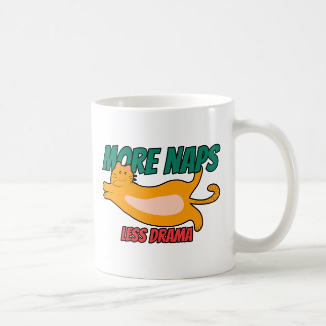 Mug BubblyCuddle Plus de siestes Moins de drame (Droite)