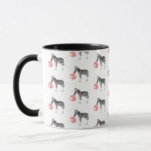 Mug Buble Gum Zebra Blowbble Motif