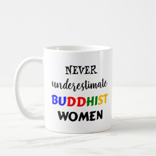 Mug buddhist women (Gauche)