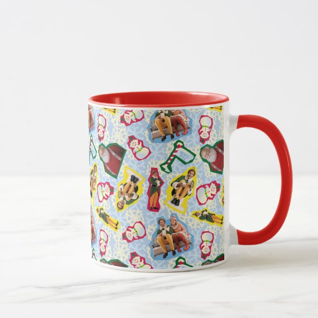 Mug Buddy l'Elf et Père Noël le Motif du pôle Nord (Droite)