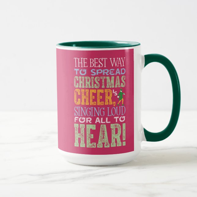 Mug Buddy l'Elfe | Citation de Noël (Droite)