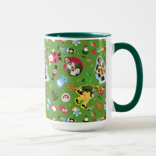 Mug Buddy l'elfe et motifs d'icônes de Noël