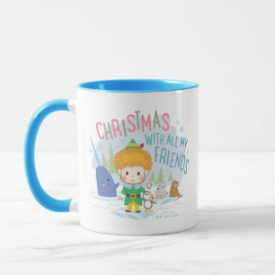 Mug Buddy l'Elfe Noël avec tous mes amis