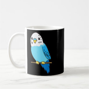 Mug Budgie Bird Parakeet Cute Parakeet Blue