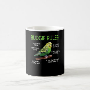 Mug Budgie Propriétaire Budgie Lover Parakeet Bird Bu