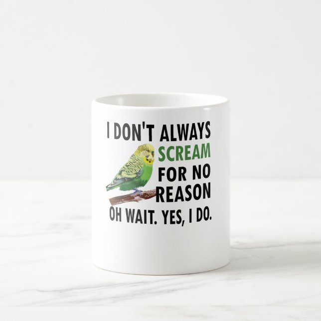 Mug Budgie Propriétaire Budgie Lover Parakeet Bird Bud (Centre)