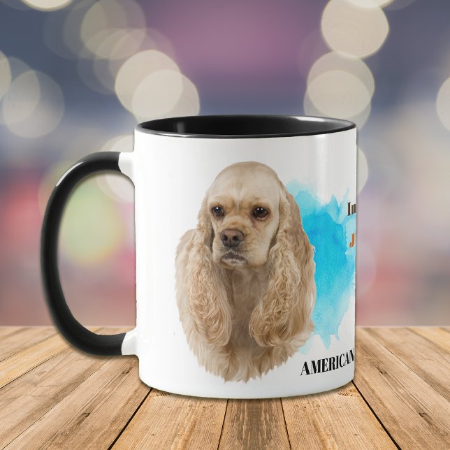 Mug Buff American Cocker Spaniel Dog Loyal Friend (Créateur téléchargé)