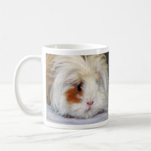 Mug Buff and White, Lunkarya Guinée Pig Face Closeuse