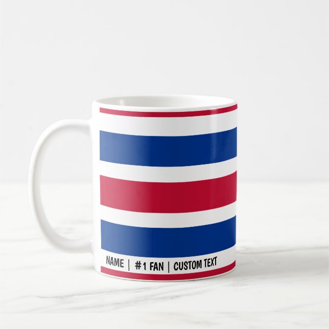 Mug Buffalo Bills Minimalist Colour Bars Coffee Cup (Gauche)