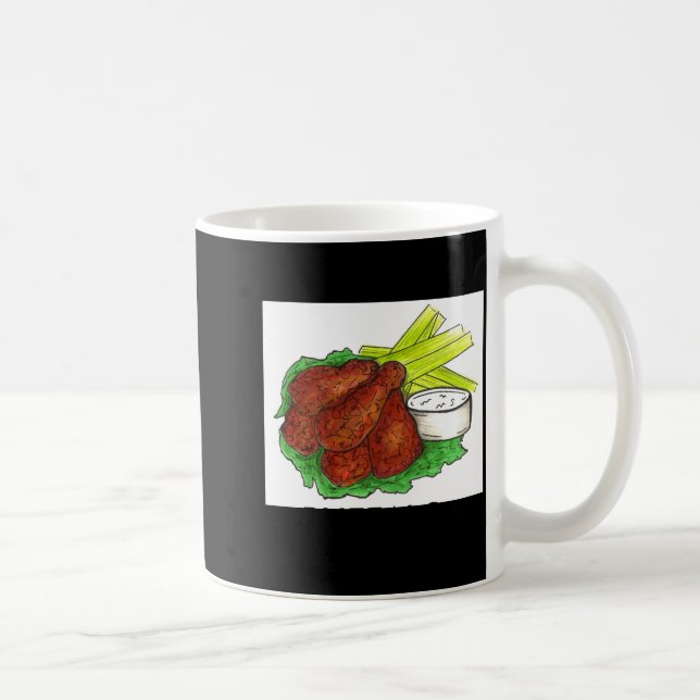 Mug Buffalo Ny New York Hot Bbq Chicken Wings Celery _ (Droite)
