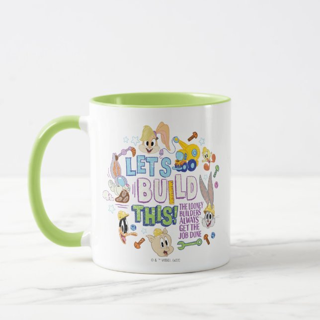 Mug BUGS BUNNY BUILDERS™| "Let's Build This" Sketch (Gauche)