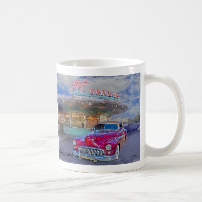 Mug buick rouge au drive-in (Droite)