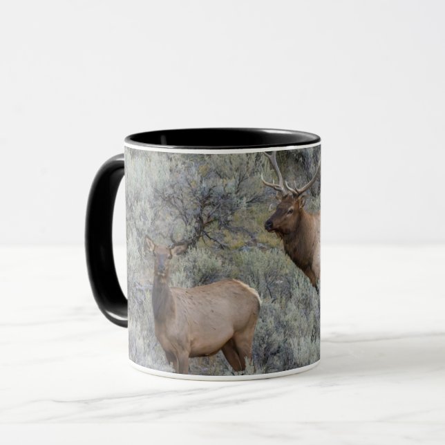 Mug Bull Elk | Parc national de Yellowstone, Wyoming (Devant gauche)