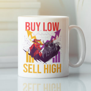 MUG BULL MARKET ACHETER FAIBLE VENDRE HAUT MARCHÉ STOC