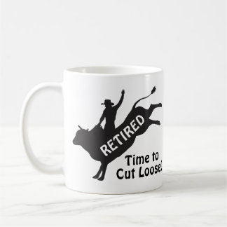 Mug Bull Riding Rodeo Cowboy Retirement Humor