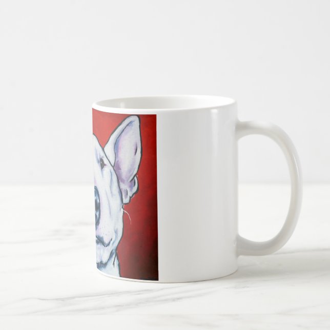 Mug Bull-terrier anglais blanc (Droite)