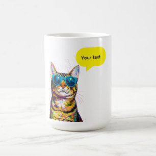 Mug Bulle de dialogue de chat drôle design
