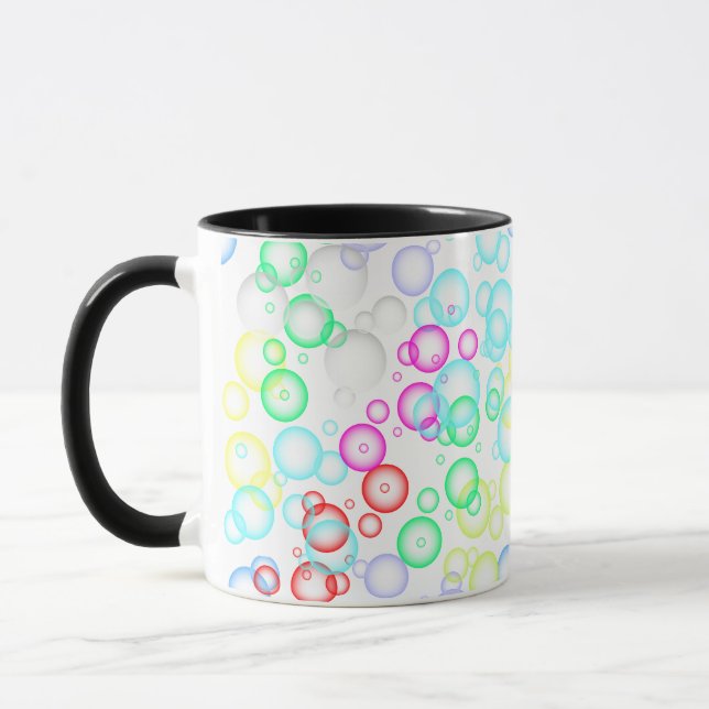 Mug bulle motif 02.b White BG (Gauche)