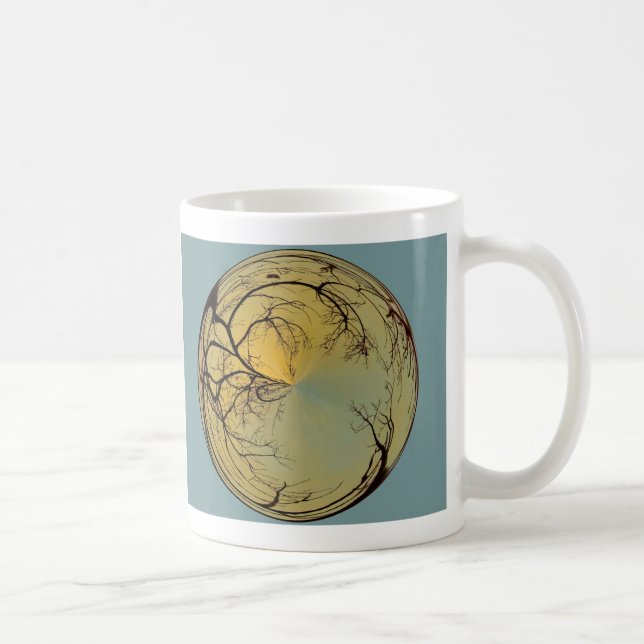 Mug bulle solaire avec arbre (Droite)