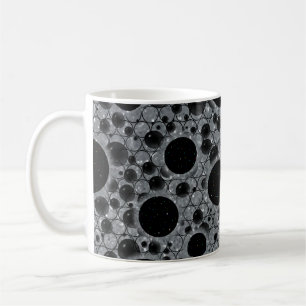 Mug Bulles d'espace tachetées - Paillettes argentées