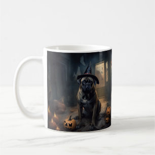 Mug Bullmastiff Citrouilles Halloween effrayant