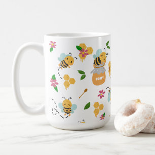 Mug Bumble abeille et miel motif