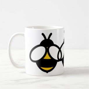 Mug Bumblebees noires jaunes abeilles abeilles amusant
