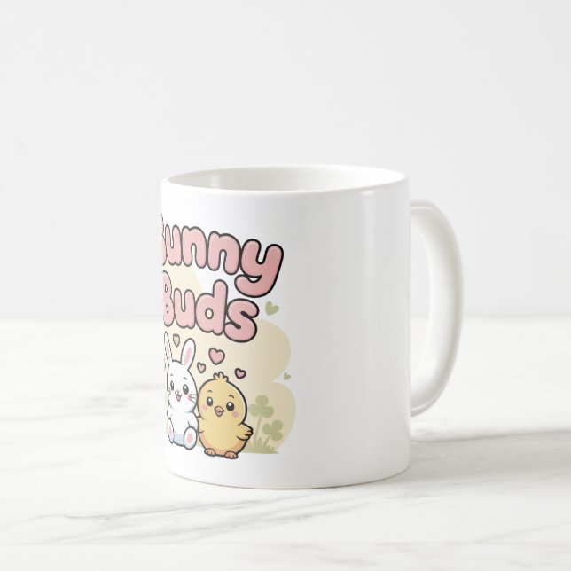 Mug Bunny Buds Cute Pastel Spring (Devant droit)