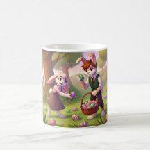 Bunny et amis de Pâques - Fête du Printemps