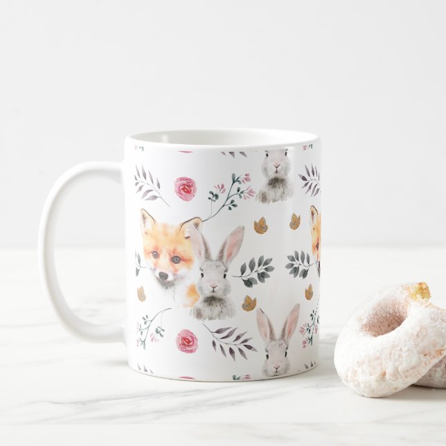 Mug Bunny et Fox (Avec donut)
