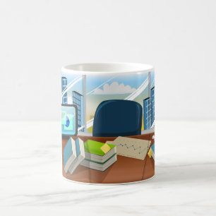 Mug Bureau des banquiers d'entreprise