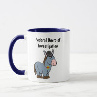 Bureau fédéral d'enquête du FBI Dessin d'âne