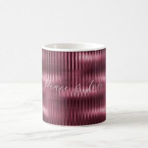 Mug Burgundy Red Glitzy