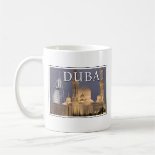 Mug Burj al Arab Mosquée du soir Dubaï