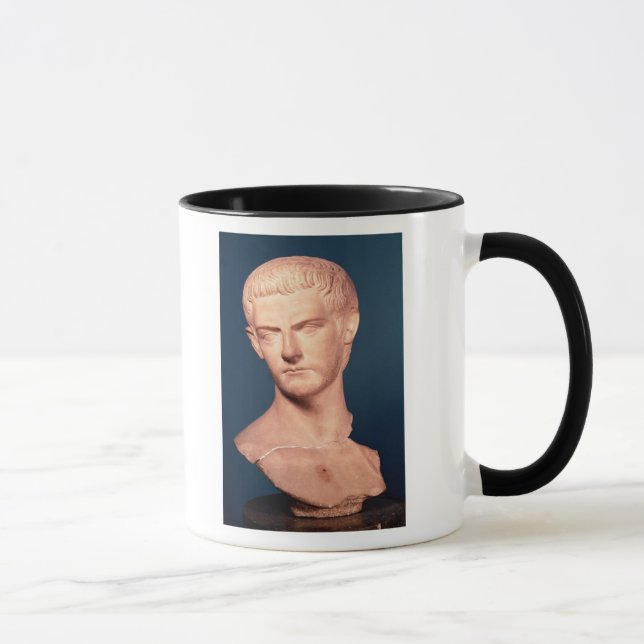 Mug Buste d'empereur Caligula de la Thrace, ANNONCE (Droite)