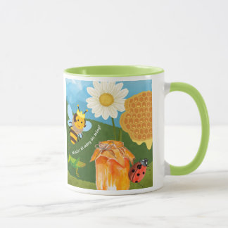 Mug Busy Bee Chinese Mandarin Pinyin Psalm 23