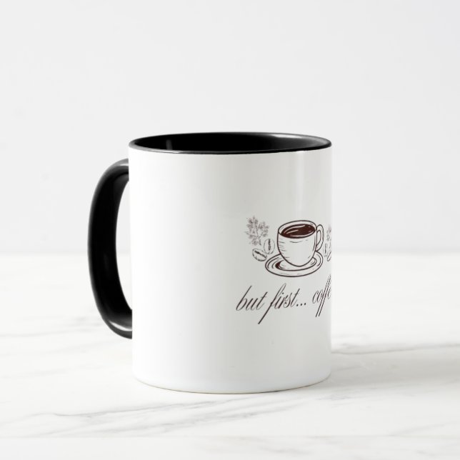 Mug But first...coffee (Devant gauche)