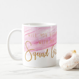 MUG BUTS DE PELOTON DE DEMOISELLE D'HONNEUR -