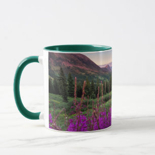 Mug Butte crêtée du lever de soleil   de fleur