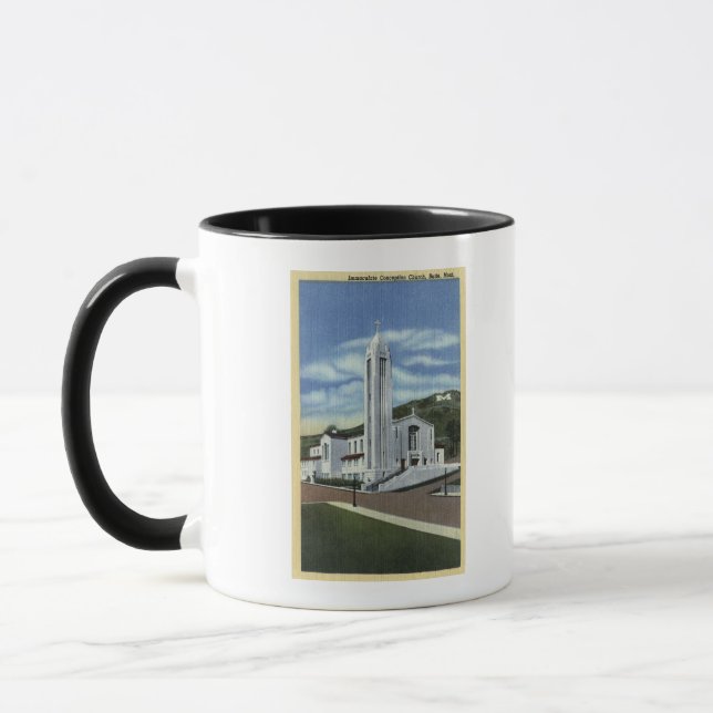 Mug Butte, Montana - Église Immaculée de la Conception (Gauche)