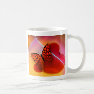 Mug Butterfly and Hearts