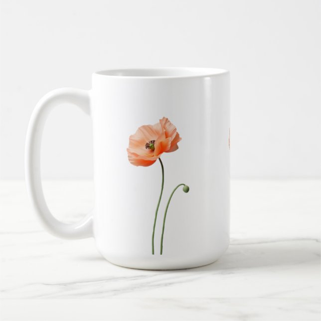 Mug butterfly art, fragile freedom, emotional artwork, (Gauche)