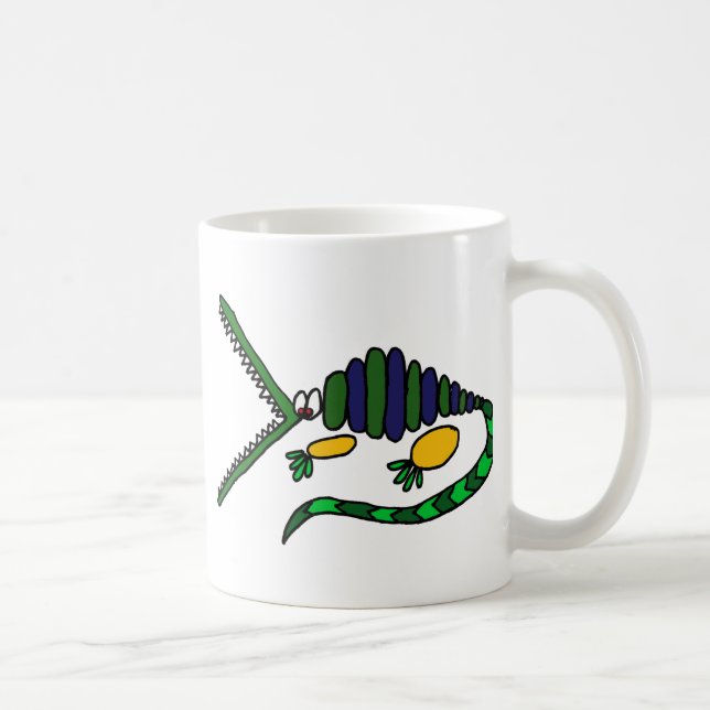 Mug C.A. art génial de crocodile (Droite)
