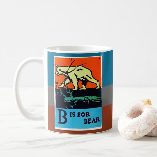 Mug C.B. Falls - B est pour Ours (Avec donut)