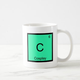 Mug C - Cosplay Symbole d'élément de chimie Costume Te