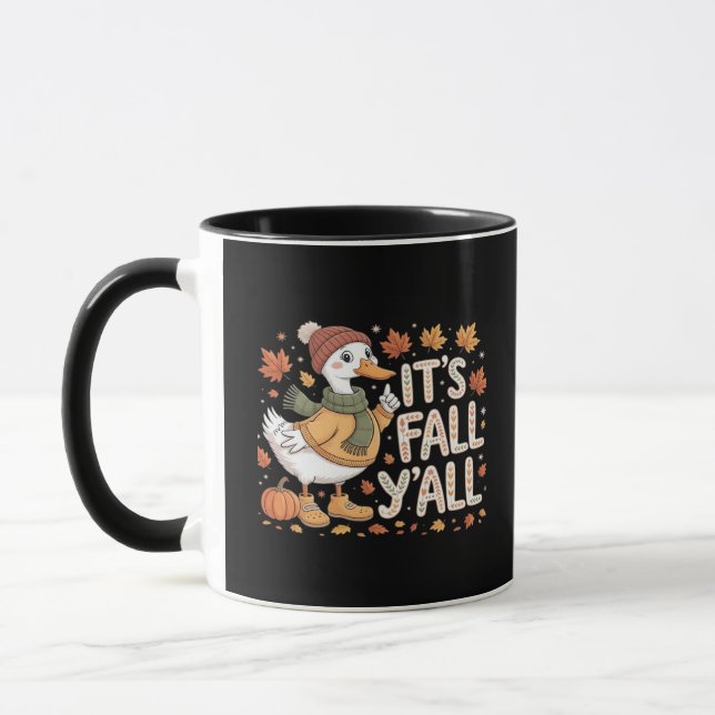 Mug C’est la classe rétro automne Y’all (Gauche)