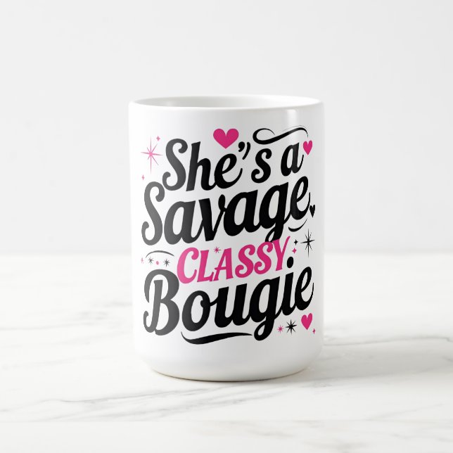 Mug C’est une citation savoureuse, classique, Bougie - (Centre)