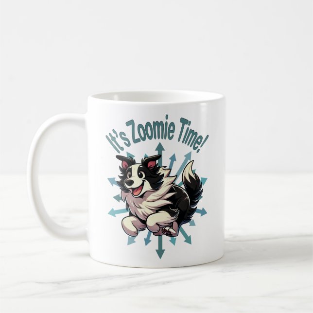 Mug C’est Zoomie Time Border Collie (Gauche)