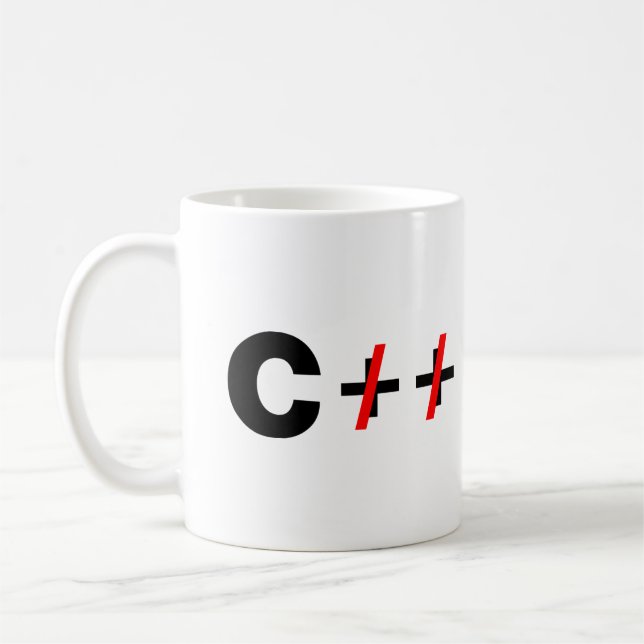 Mug C, pas C++ (Gauche)