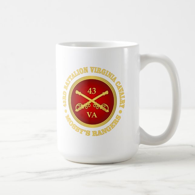 Mug C.S. -43e Bataillon Virginia Cavalry (Mosby) (Droite)